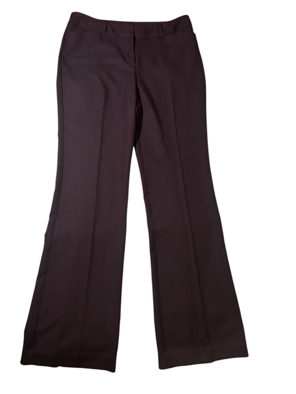 Worthington Modern Fit Dress Pants Size 8 Burgundy Career Office Trouser